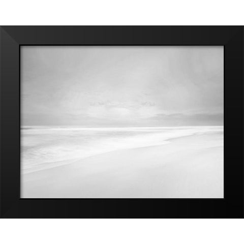 Black and White Water IV Black Modern Wood Framed Art Print by McLoughlin, James