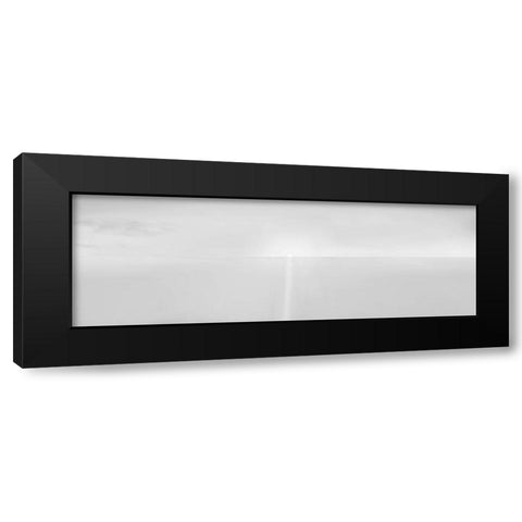 Black and White Water Panel IV Black Modern Wood Framed Art Print by McLoughlin, James