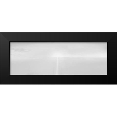 Black and White Water Panel IV Black Modern Wood Framed Art Print by McLoughlin, James