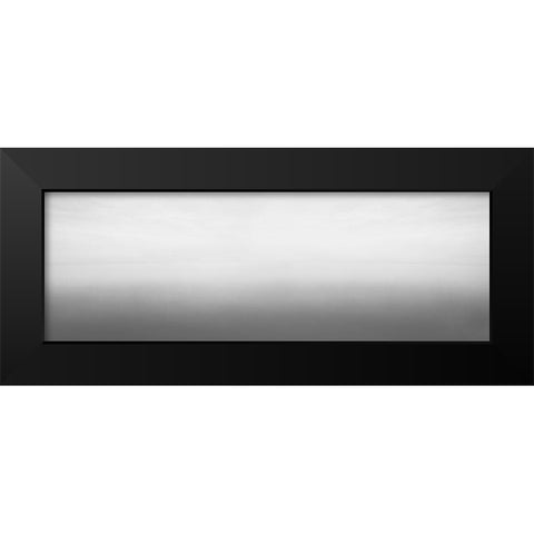 Black and White Water Panel V Black Modern Wood Framed Art Print by McLoughlin, James