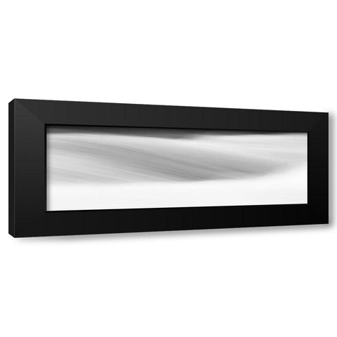 Black and White Water Panel IX Black Modern Wood Framed Art Print by McLoughlin, James