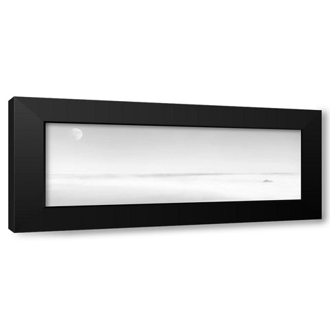 Black and White Water Panel XV Black Modern Wood Framed Art Print by McLoughlin, James