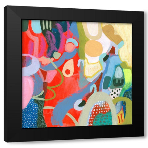 Max Out II Black Modern Wood Framed Art Print by Borges, Victoria