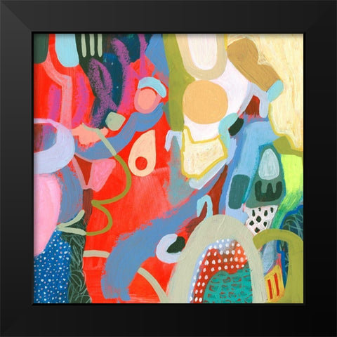 Max Out II Black Modern Wood Framed Art Print by Borges, Victoria