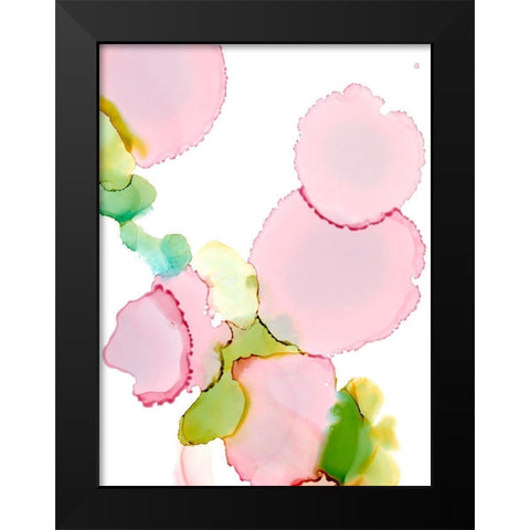 Pink Pop II Black Modern Wood Framed Art Print by Harper, Ethan