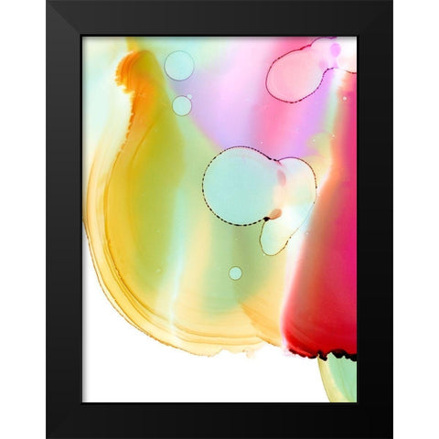 Lava Pop I Black Modern Wood Framed Art Print by Harper, Ethan