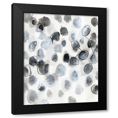 Encompass I Black Modern Wood Framed Art Print by Vess, June Erica