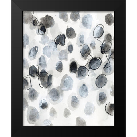 Encompass I Black Modern Wood Framed Art Print by Vess, June Erica