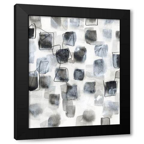 Encompass II Black Modern Wood Framed Art Print with Double Matting by Vess, June Erica