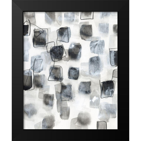 Encompass II Black Modern Wood Framed Art Print by Vess, June Erica