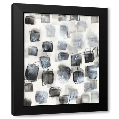 Encompass III Black Modern Wood Framed Art Print by Vess, June Erica