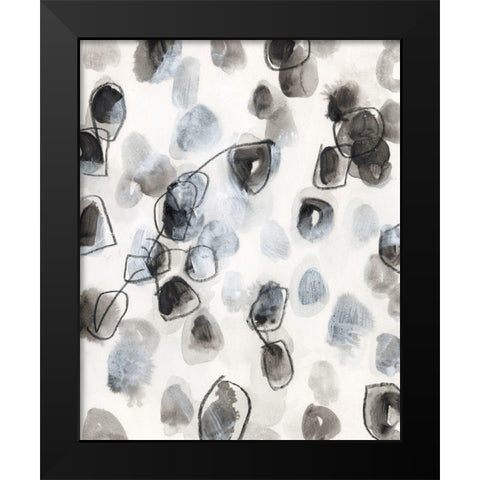 Encompass IV Black Modern Wood Framed Art Print by Vess, June Erica