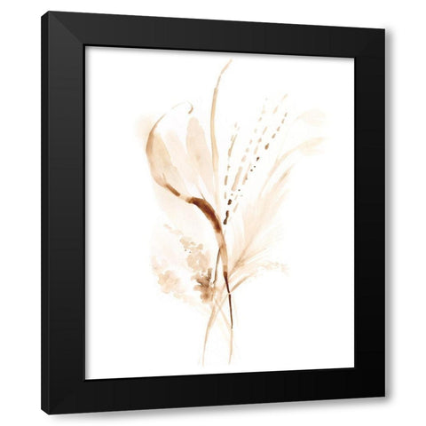 Soft Gathering I Black Modern Wood Framed Art Print with Double Matting by Borges, Victoria