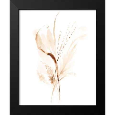 Soft Gathering I Black Modern Wood Framed Art Print by Borges, Victoria