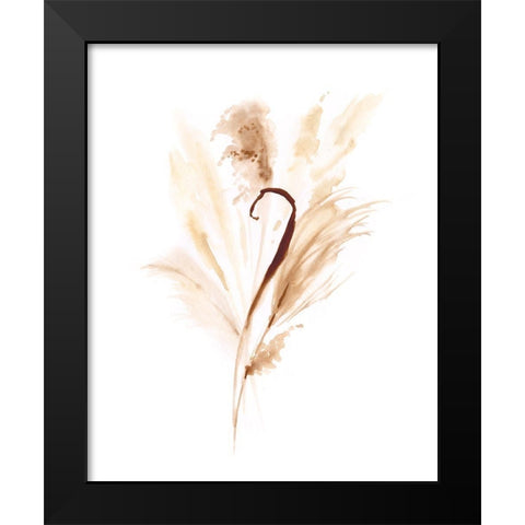 Soft Gathering II Black Modern Wood Framed Art Print by Borges, Victoria