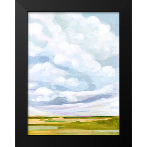 Lucid Skies II Black Modern Wood Framed Art Print by Borges, Victoria