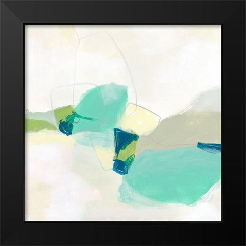Bouldering II Black Modern Wood Framed Art Print by Vess, June Erica