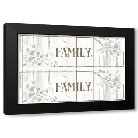 2-UP Eucalyptus Family I Black Modern Wood Framed Art Print by Popp, Grace
