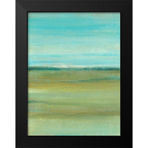 Terra Verde I Black Modern Wood Framed Art Print by OToole, Tim