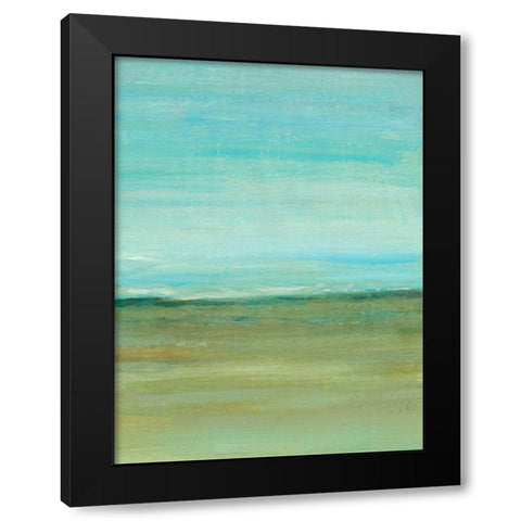 Terra Verde II Black Modern Wood Framed Art Print by OToole, Tim