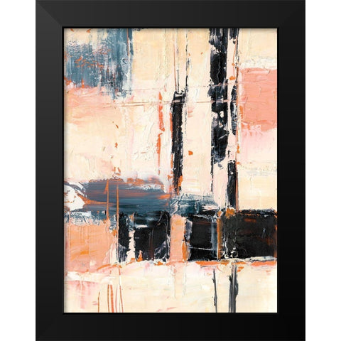 Coral and Sand II Black Modern Wood Framed Art Print by Harper, Ethan