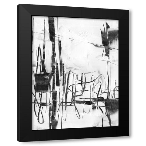 Polar Storm I Black Modern Wood Framed Art Print by Harper, Ethan