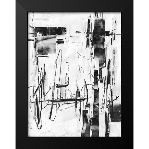 Polar Storm II Black Modern Wood Framed Art Print by Harper, Ethan