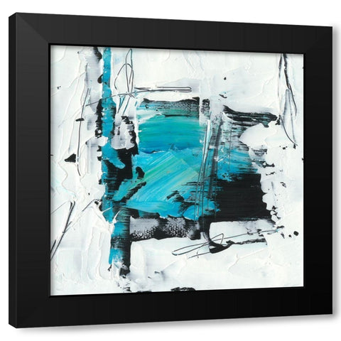 Kinetic Form I Black Modern Wood Framed Art Print with Double Matting by Harper, Ethan