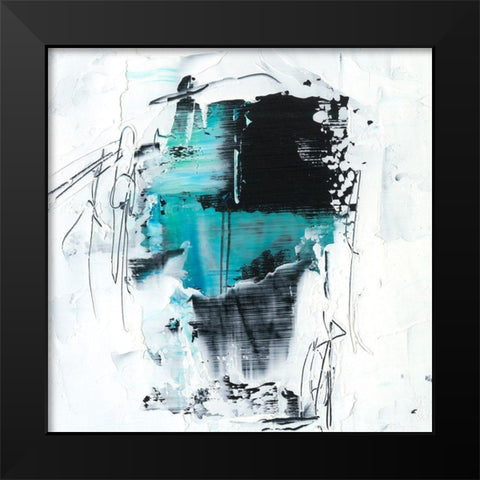 Kinetic Form IV Black Modern Wood Framed Art Print by Harper, Ethan