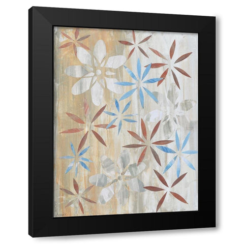Mandala Arrangement II Black Modern Wood Framed Art Print with Double Matting by Avondet, Natalie