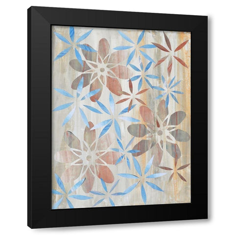 Mandala Arrangement III Black Modern Wood Framed Art Print by Avondet, Natalie