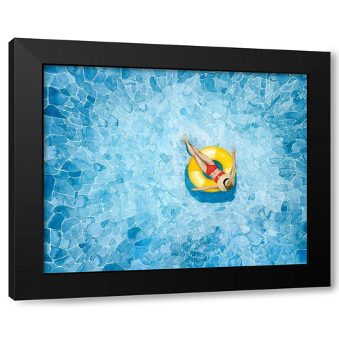 Floating II Black Modern Wood Framed Art Print by Popp, Grace