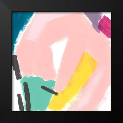 Terminus II Black Modern Wood Framed Art Print by Vess, June Erica