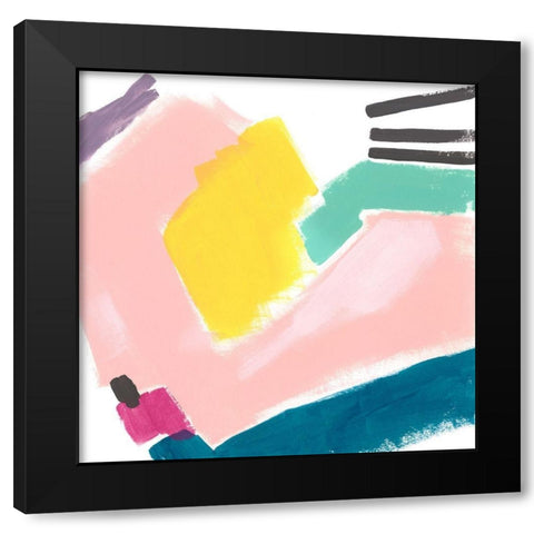 Terminus III Black Modern Wood Framed Art Print with Double Matting by Vess, June Erica