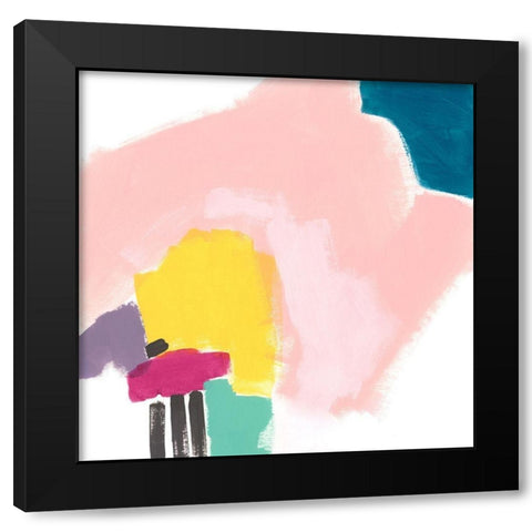 Terminus IV Black Modern Wood Framed Art Print by Vess, June Erica
