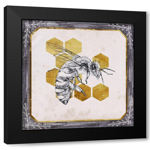 Pursue Sweetness II Black Modern Wood Framed Art Print with Double Matting by Wang, Melissa