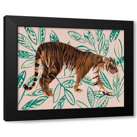 Tigre de Siberie I Black Modern Wood Framed Art Print by Wang, Melissa
