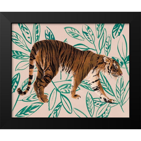 Tigre de Siberie I Black Modern Wood Framed Art Print by Wang, Melissa