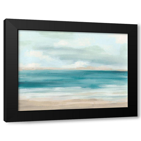 Sand and Sky I Black Modern Wood Framed Art Print with Double Matting by Vess, June Erica