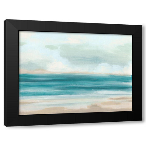 Sand and Sky II Black Modern Wood Framed Art Print with Double Matting by Vess, June Erica