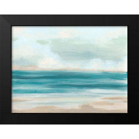 Sand and Sky II Black Modern Wood Framed Art Print by Vess, June Erica