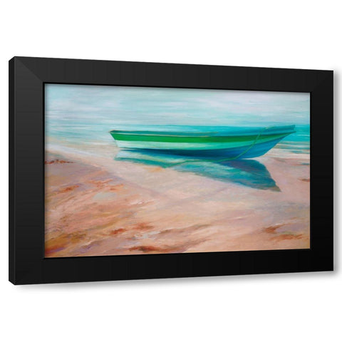 Panga Black Modern Wood Framed Art Print with Double Matting by Wilkins, Suzanne