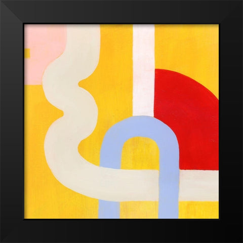 Getting Along I Black Modern Wood Framed Art Print by Popp, Grace