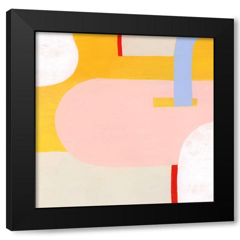 Getting Along II Black Modern Wood Framed Art Print by Popp, Grace