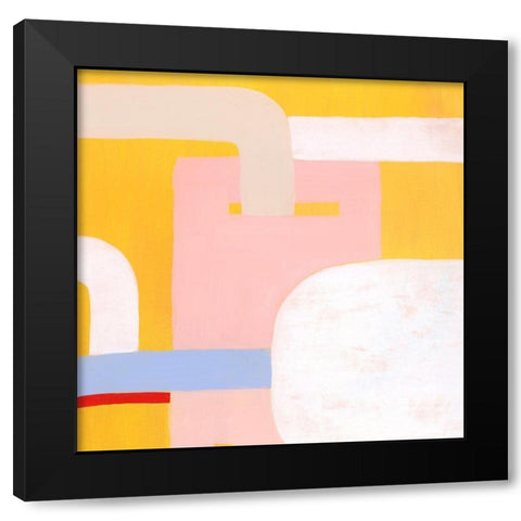 Getting Along IV Black Modern Wood Framed Art Print with Double Matting by Popp, Grace