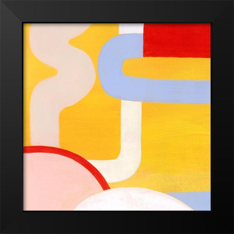 Getting Along V Black Modern Wood Framed Art Print by Popp, Grace