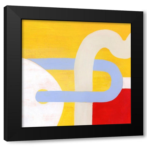 Getting Along VI Black Modern Wood Framed Art Print with Double Matting by Popp, Grace