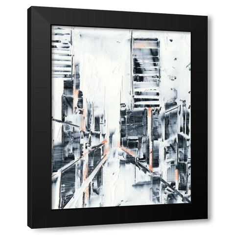 Sunset Refraction II Black Modern Wood Framed Art Print by Harper, Ethan