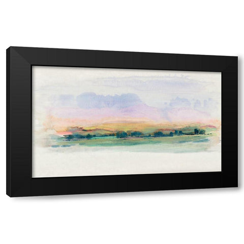 Vignette Scene II Black Modern Wood Framed Art Print with Double Matting by OToole, Tim