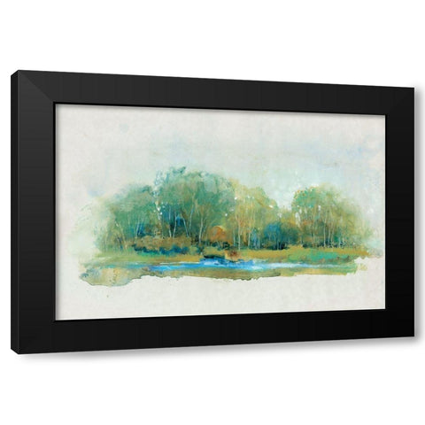 Forest Vignette II Black Modern Wood Framed Art Print with Double Matting by OToole, Tim
